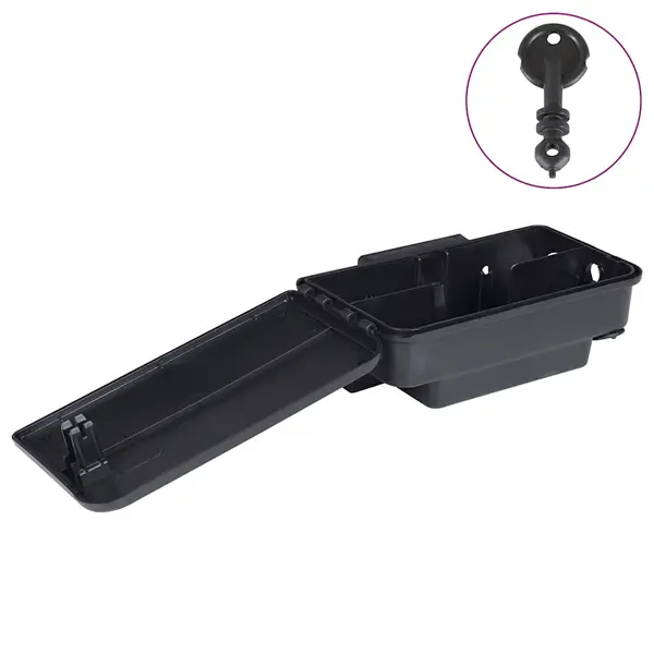 Gossi capcane pentru soareci 6 buc negru 22x12,5x7,5 cm