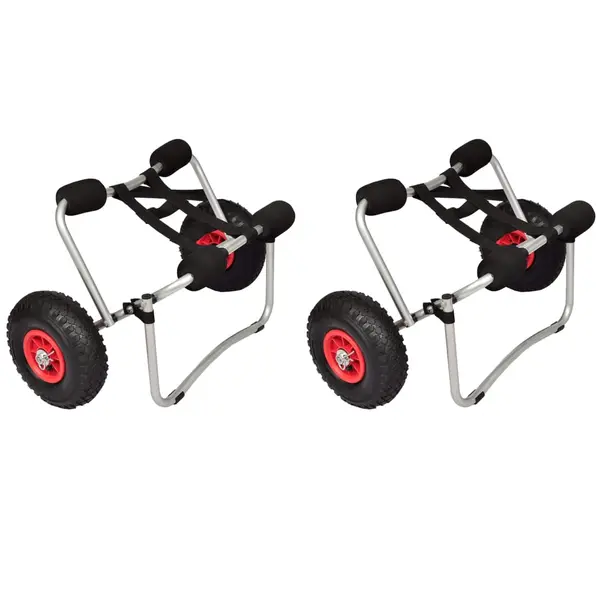 Gossi carucioare pentru caiac, 2 buc., aluminiu
