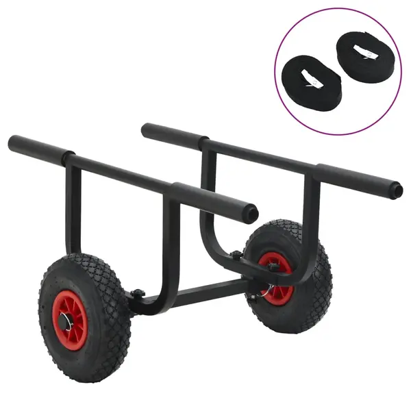 Gossi carucior pentru caiac, 90 kg, aluminiu