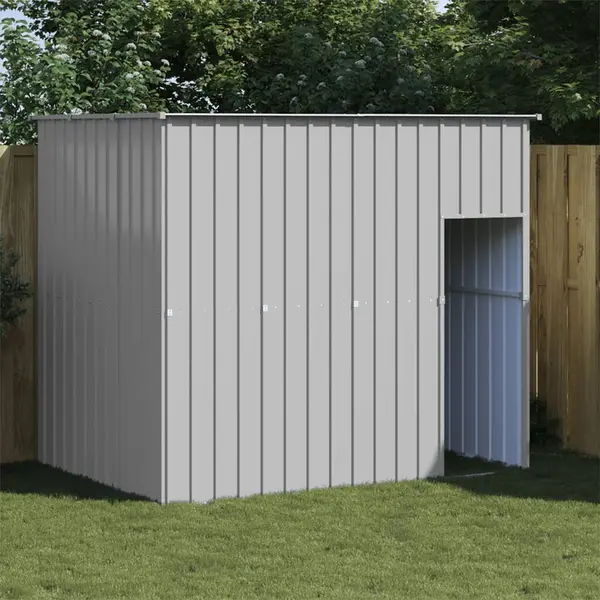 Gossi casa caine & acoperis gri deschis 214x153x181cm otel galvanizat