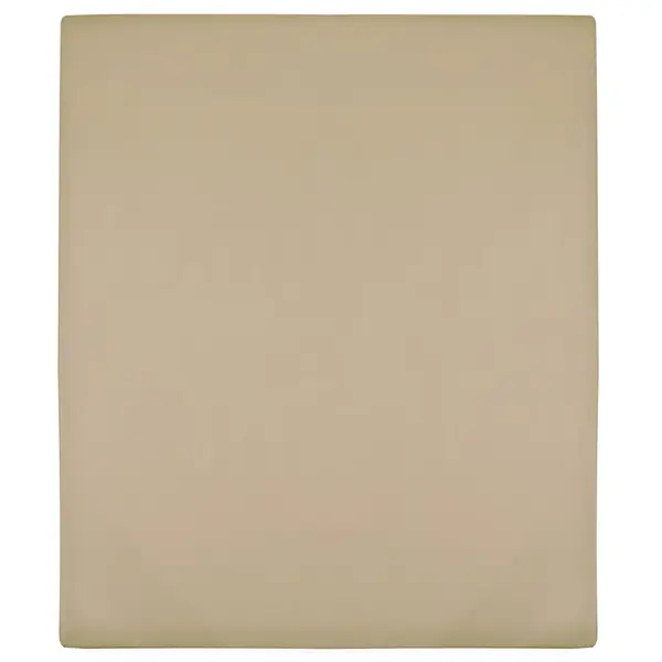 Gossi cearsaf de pat cu elastic, 2 buc., gri taupe, 100x200 cm bumbac