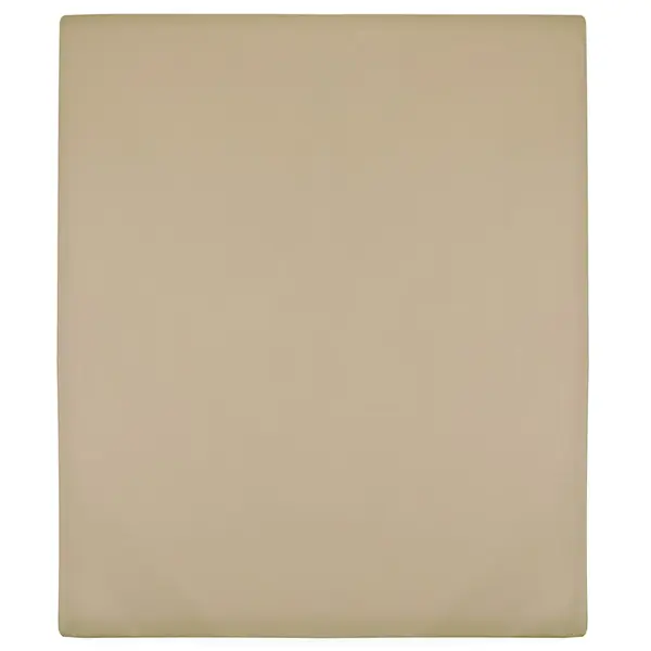 Gossi cearsaf de pat cu elastic, 2 buc, gri taupe, 160x200 cm bumbac