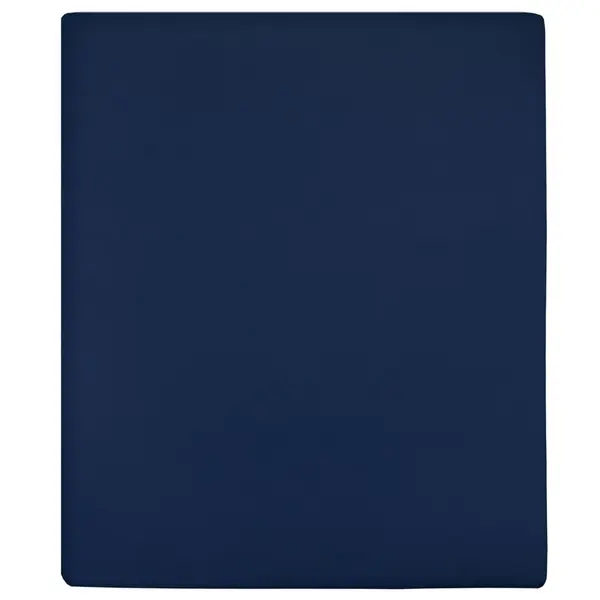 Gossi cearsaf de pat cu elastic, bleumarin, 180x200 cm, bumbac