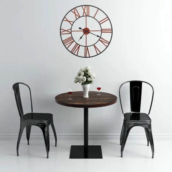 Gossi ceas de perete, rosu, 58 cm, metal