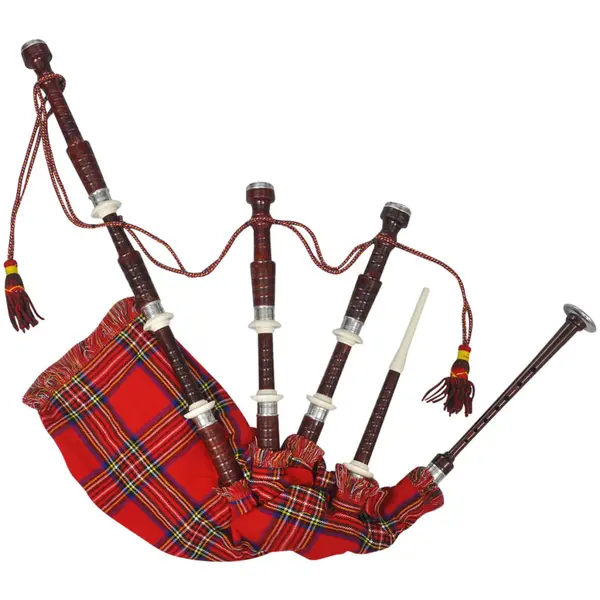 Gossi cimpoi scotian great highland, rosu, tartan steward regal