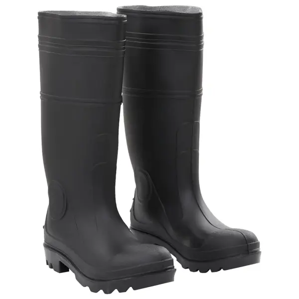 Gossi cizme de ploaie, negru, pvc, marime 38