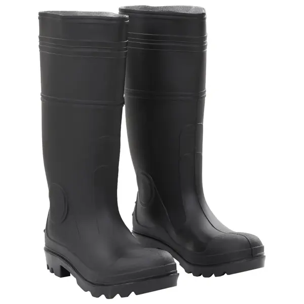 Gossi cizme de ploaie, negru, pvc, marime 39