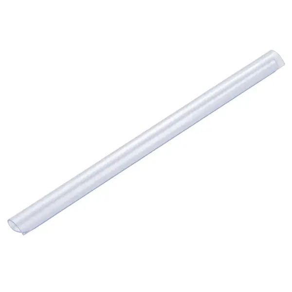 Gossi cleme fixare fasii de gard, 100 buc., pvc, transparent