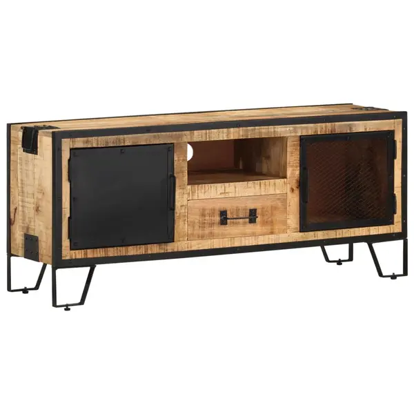 Gossi comoda tv, 110x31x46, lemn de mango nefinisat