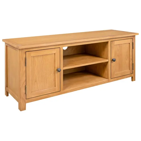 Gossi comoda tv, 110x35x44 cm, lemn masiv de stejar