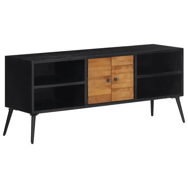 Gossi comoda tv, 112x31x45 cm, lemn masiv de tec reciclat