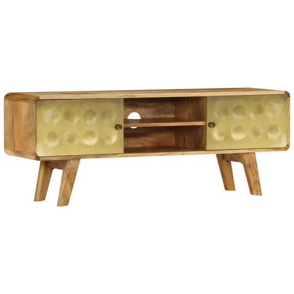 Gossi comoda tv, 120 x 30 x 45 cm, lemn masiv de mango