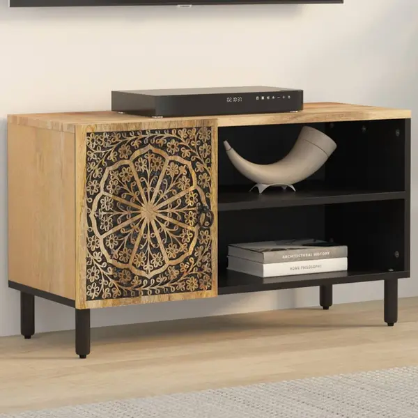 Gossi comoda tv, 80x31x46 cm, lemn masiv de mango