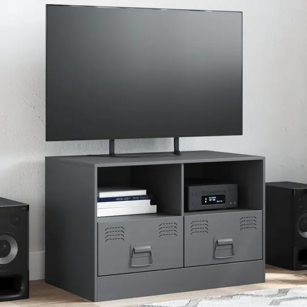 Gossi comoda tv, antracit, 67x39x44 cm, otel