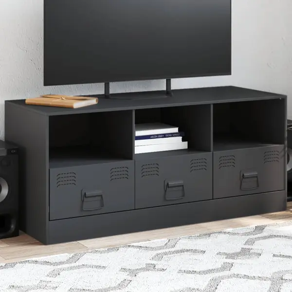 Gossi comoda tv, antracit, 99x39x44 cm, otel