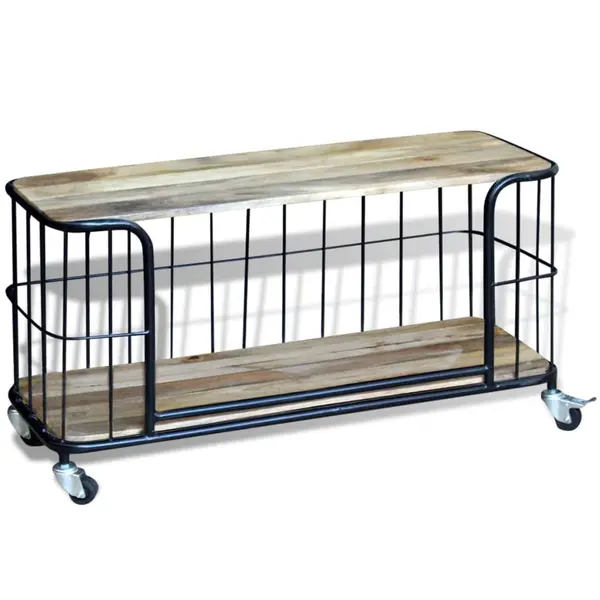 Gossi comoda tv din lemn de mango, 100x40x45 cm
