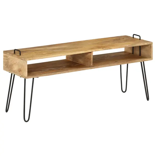 Gossi comoda tv din lemn masiv de mango, 110 x 35 x 45 cm