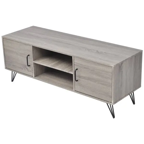 Gossi comoda tv, gri, 120x40x45 cm