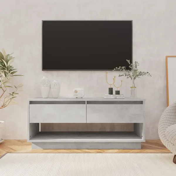 Gossi comoda tv, gri beton, 102x41x44 cm, pal