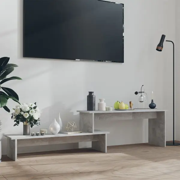 Gossi comoda tv, gri beton, 180x30x43 cm, pal