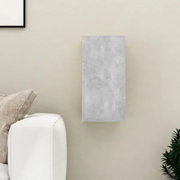 Gossi comoda tv, gri beton, 30,5x30x60 cm, lemn prelucrat