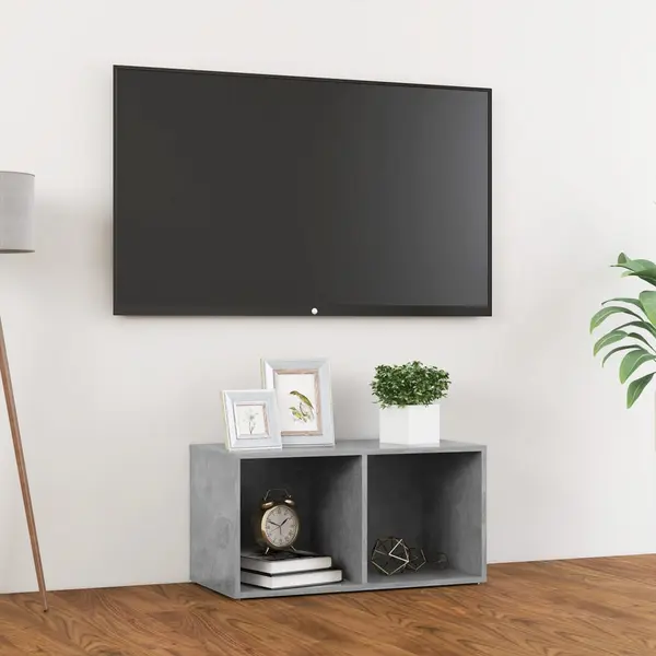 Gossi comoda tv, gri beton, 72x35x36,5 cm, pal