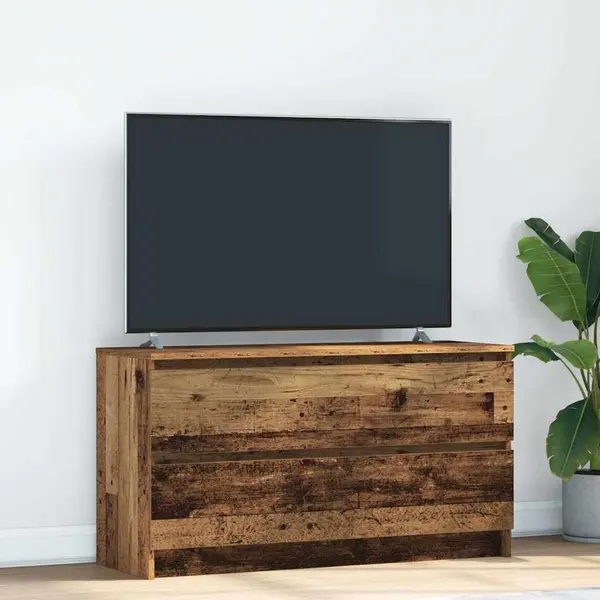 Gossi comoda tv, lemn vechi, 100x35x54 cm, lemn prelucrat