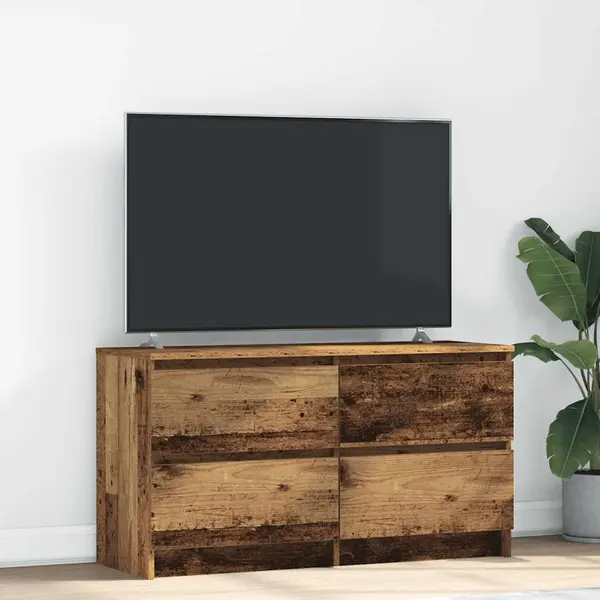 Gossi comoda tv, lemn vechi, 100x35x54 cm, lemn prelucrat