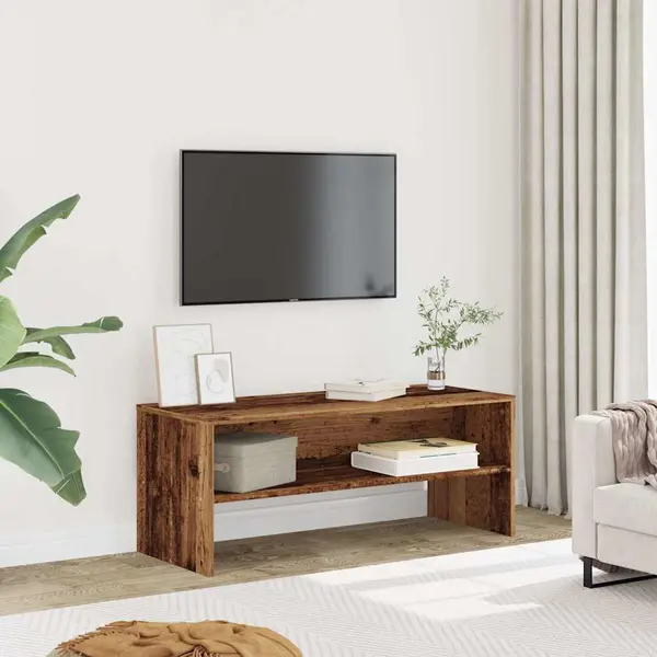 Gossi comoda tv, lemn vechi, 100x40x40 cm, pal