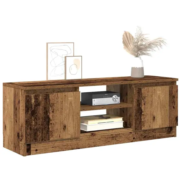 Gossi comoda tv, lemn vechi, 102x30x36 cm, pal