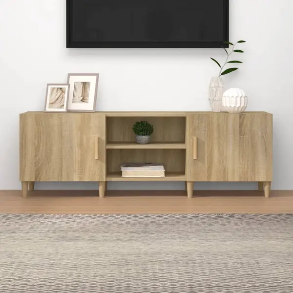 Gossi comoda tv, stejar sonoma, 150x30x50 cm, lemn compozit