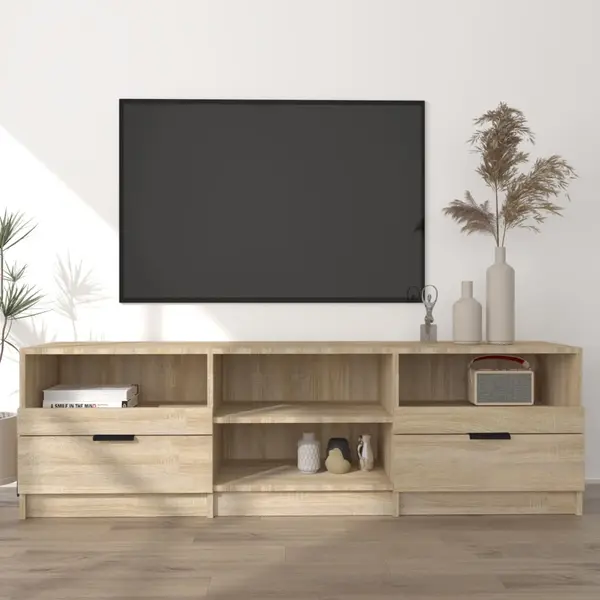 Gossi comoda tv, stejar sonoma, 150x33,5x45 cm, lemn prelucrat