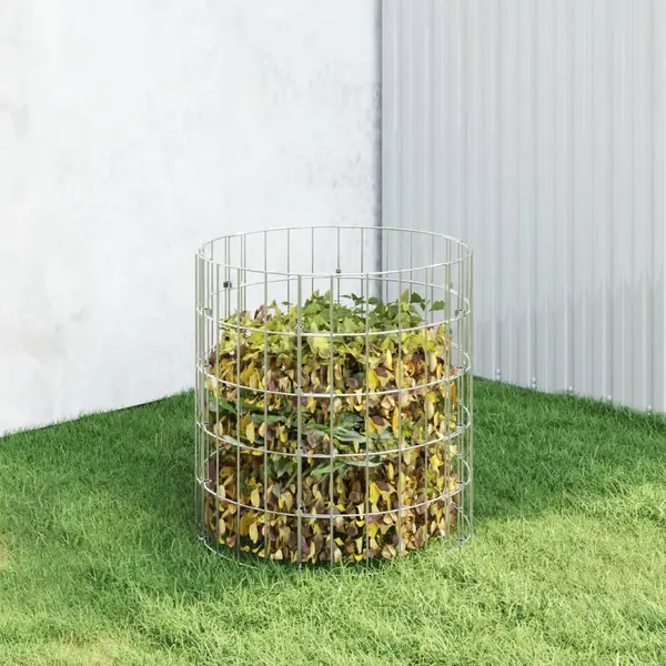 Gossi compostor de gradina, Ø50x50 cm, otel galvanizat