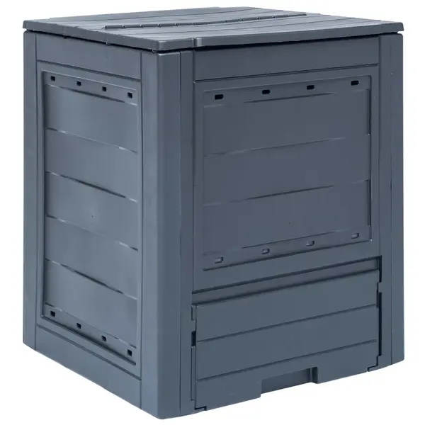 Gossi compostor de gradina, gri, 60 x 60 x 73 cm, 260 l