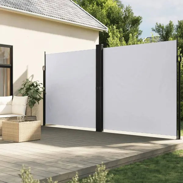 Gossi copertina laterala retractabila, alb, 200x1000 cm