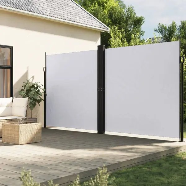 Gossi copertina laterala retractabila, alb, 200x1200 cm