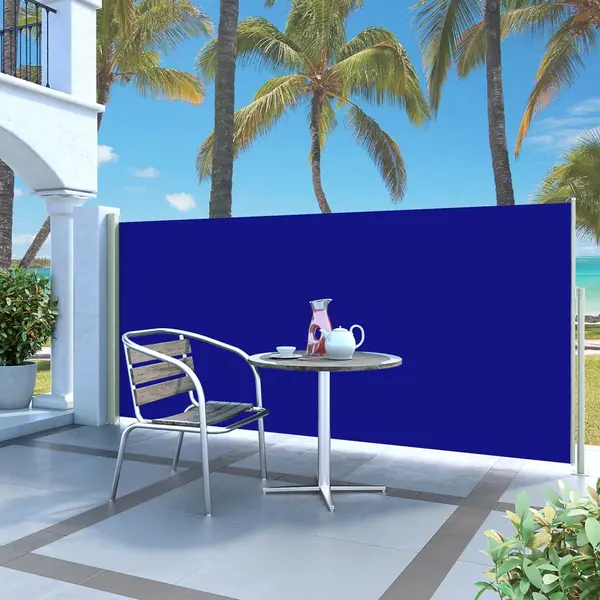 Gossi copertina laterala retractabila, albastru, 140x300 cm