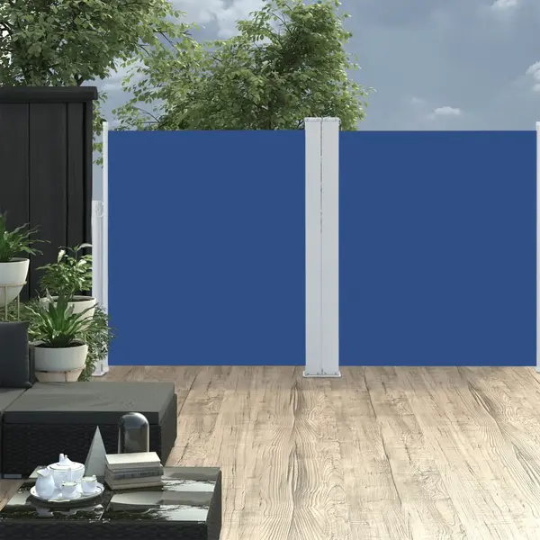 Gossi copertina laterala retractabila, albastru, 160 x 600 cm