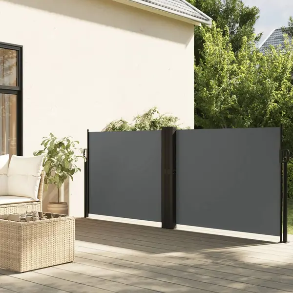 Gossi copertina laterala retractabila, antracit, 140 x 1000 cm