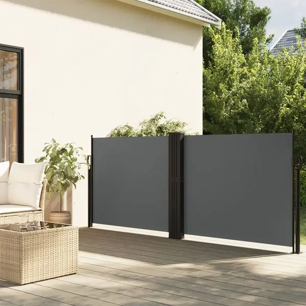 Gossi copertina laterala retractabila, antracit, 140x1200 cm