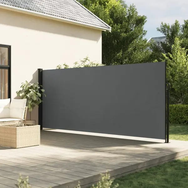 Gossi copertina laterala retractabila, antracit, 160 x 600 cm