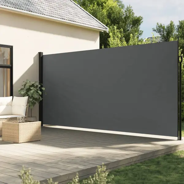 Gossi copertina laterala retractabila, antracit, 200x600 cm