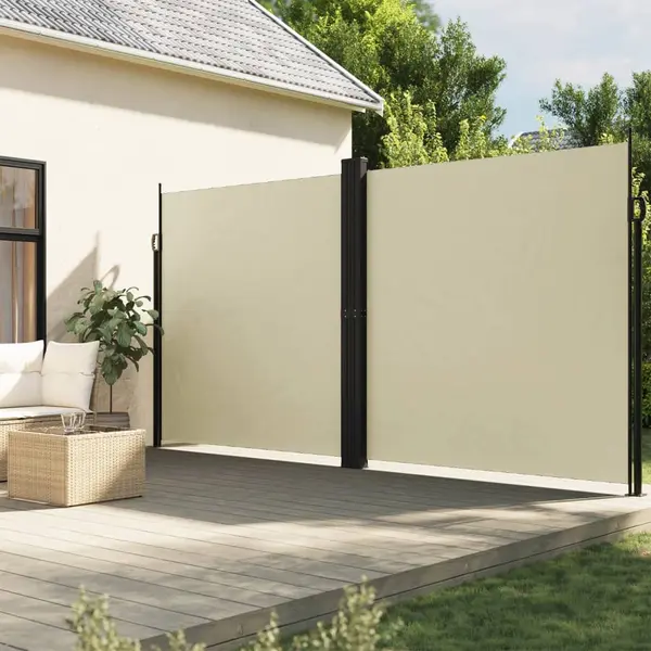 Gossi copertina laterala retractabila, crem, 200x1200 cm