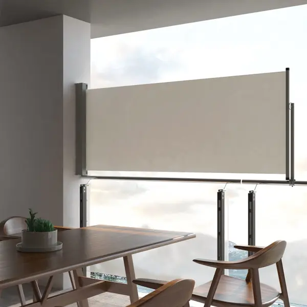 Gossi copertina laterala retractabila de terasa, crem, 100 x 300 cm