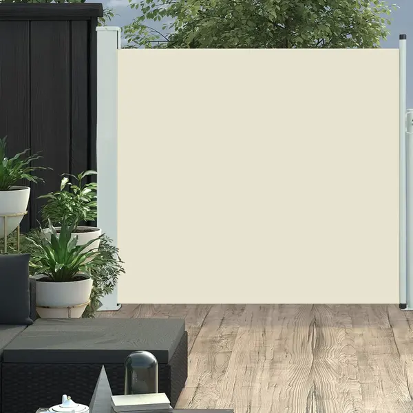 Gossi copertina laterala retractabila de terasa, crem, 170 x 300 cm