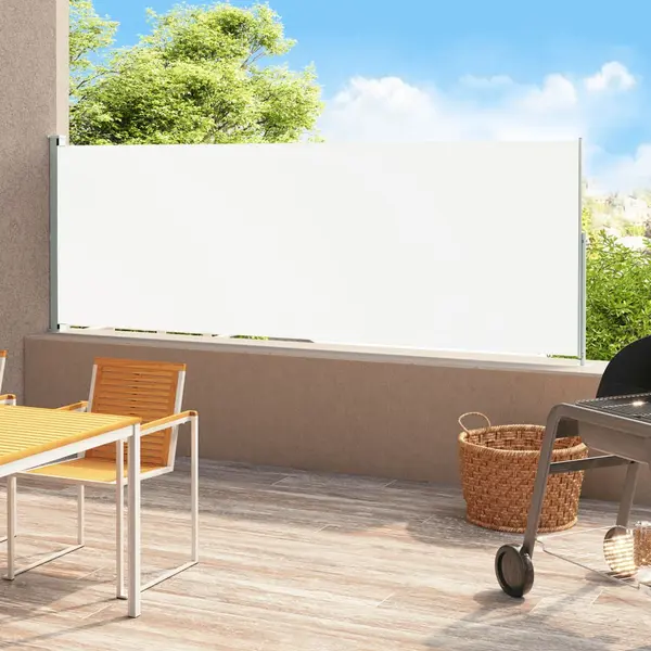 Gossi copertina laterala retractabila de terasa, crem, 200 x 500 cm