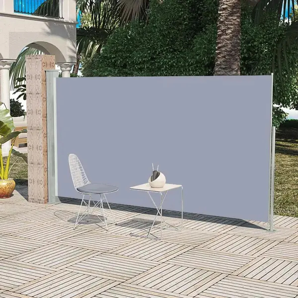 Gossi copertina laterala retractabila de terasa, gri, 160x300 cm