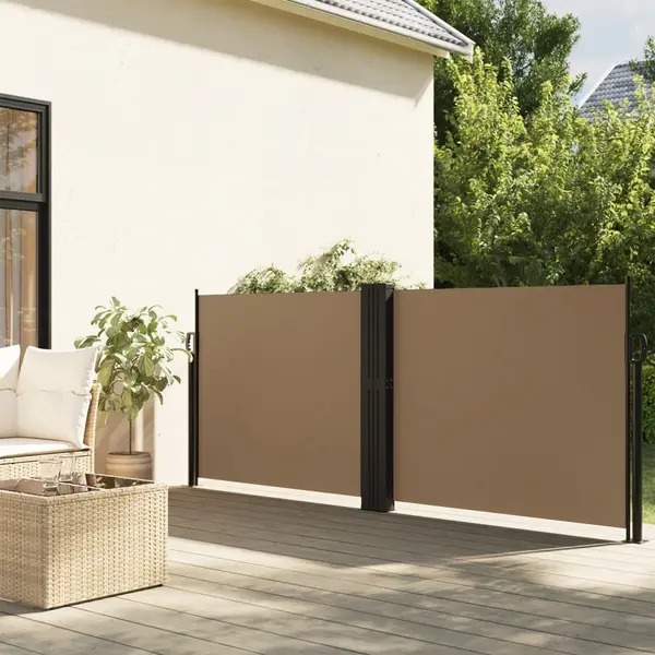 Gossi copertina laterala retractabila, gri taupe, 120 x 1000 cm