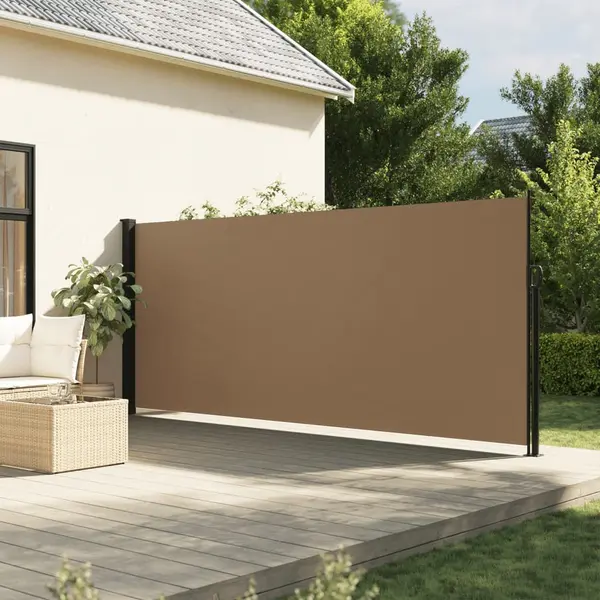 Gossi copertina laterala retractabila, gri taupe, 180x600 cm