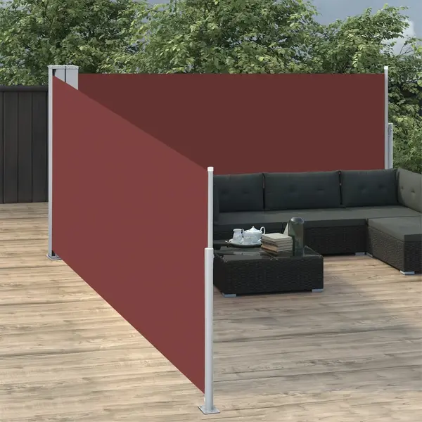 Gossi copertina laterala retractabila, maro, 100 x 1000 cm